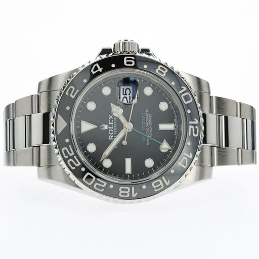 Rolex GMT Master II Black Dial Stainless Steel 116710LN