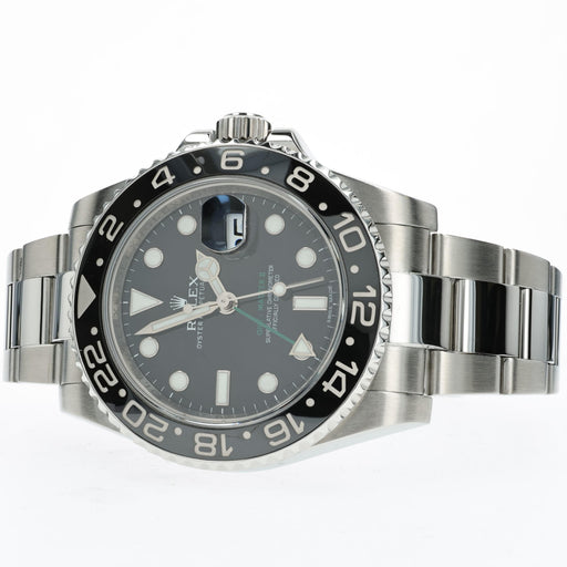 Rolex GMT Master II Black Dial Stainless Steel 116710LN