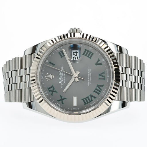 Rolex Datejust 41 Wimbledon Dial Jubilee Stainless Steel 126334