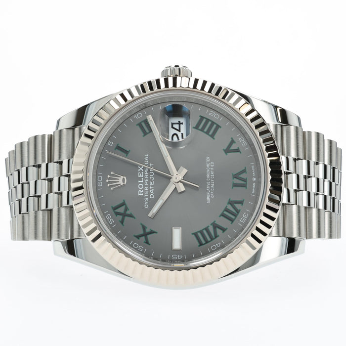 Rolex Datejust 41 Wimbledon Dial Jubilee Stainless Steel 126334