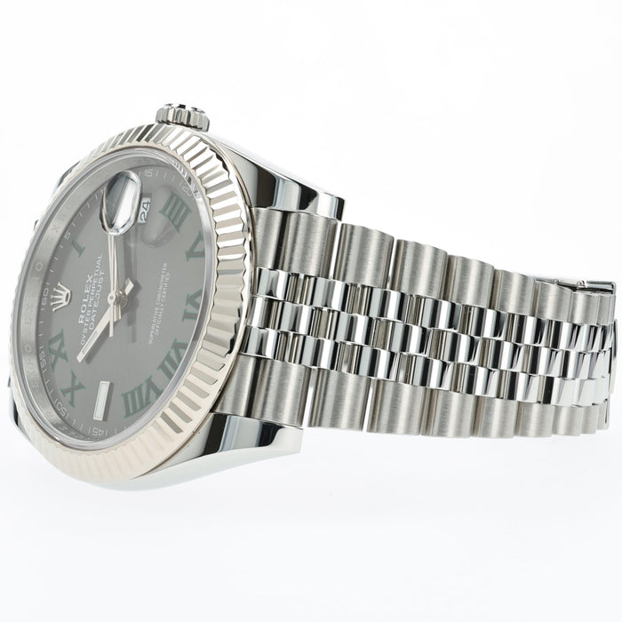 Rolex Datejust 41 Wimbledon Dial Jubilee Stainless Steel 126334
