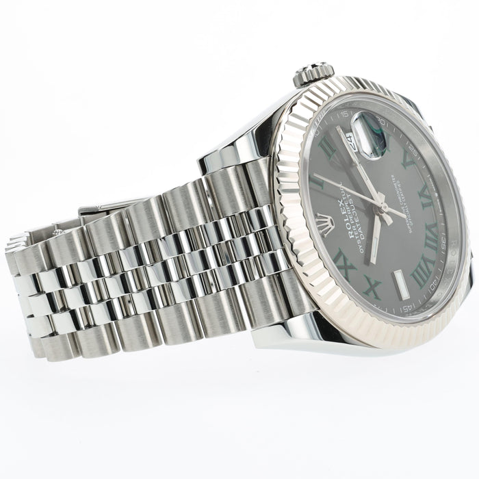 Rolex Datejust 41 Wimbledon Dial Jubilee Stainless Steel 126334
