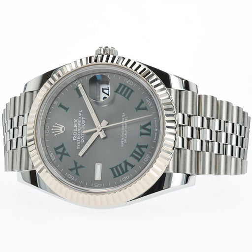 Rolex Datejust 41 Wimbledon Dial Jubilee Stainless Steel 126334