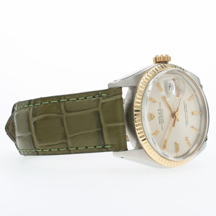 Rolex Datejust 36 Silver Dial Yellow Gold and Stainless Steel 1601