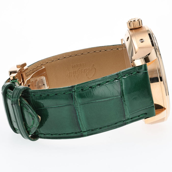Glashutte Panomatic Lunar Green Dial 18kt Rose Gold 1-90-02-23-35-61