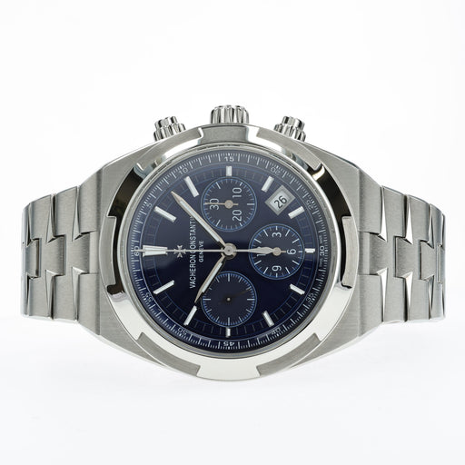 Vacheron Constantin Overseas Blue Dial Chronograph Steel 5500V/110A-B148