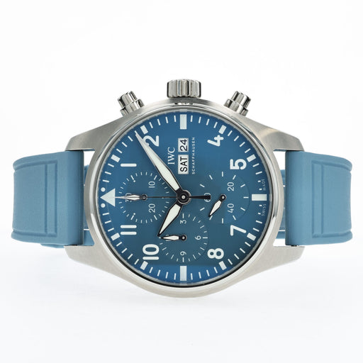 IWC Pilot's Chronograph Blue Dial Chronograph Stainless Steel IW388117