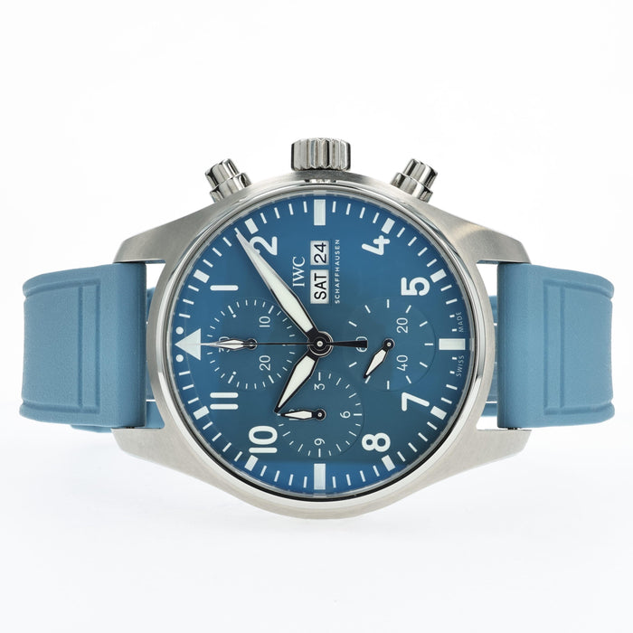 IWC Pilot's Chronograph Blue Dial Chronograph Stainless Steel IW388117