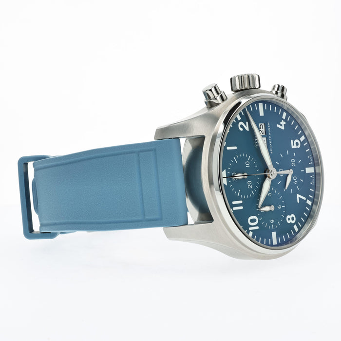 IWC Pilot's Chronograph Blue Dial Chronograph Stainless Steel IW388117