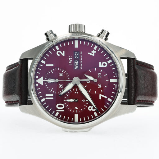 IWC Pilot's Chronograph Year of the Tiger Chinese New Year Steel Red IW388107