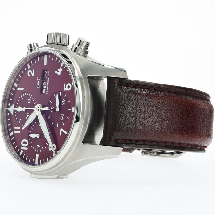 IWC Pilot's Chronograph Year of the Tiger Chinese New Year Steel Red IW388107