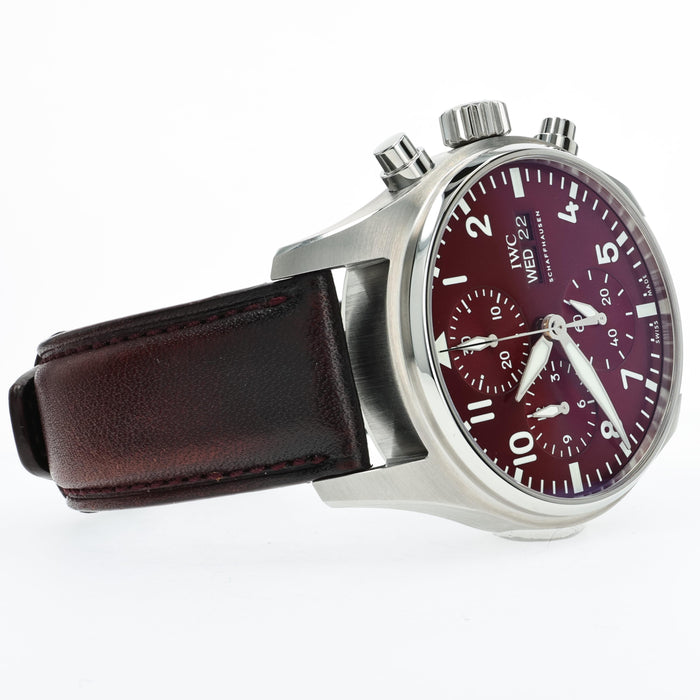 IWC Pilot's Chronograph Year of the Tiger Chinese New Year Steel Red IW388107