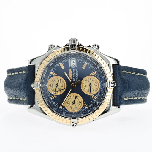 Breitling Chronomat Blue Dial 18kt Yellow Gold & Stainless Steel D13050.1