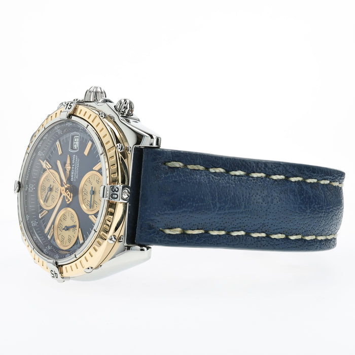 Breitling Chronomat Blue Dial 18kt Yellow Gold & Stainless Steel D13050.1