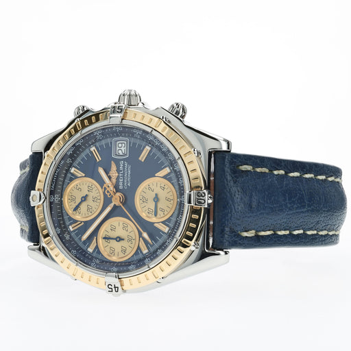 Breitling Chronomat Blue Dial 18kt Yellow Gold & Stainless Steel D13050.1