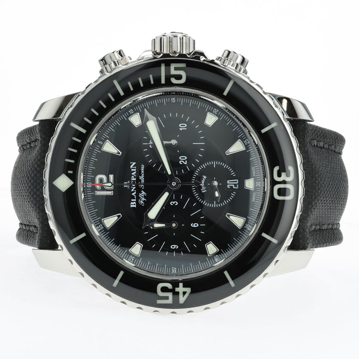 Blancpain Fifty Fathoms Black Dial Chronograph 5085F-1130-52B