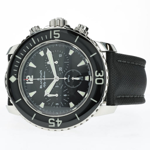 Blancpain Fifty Fathoms Black Dial Chronograph 5085F-1130-52B