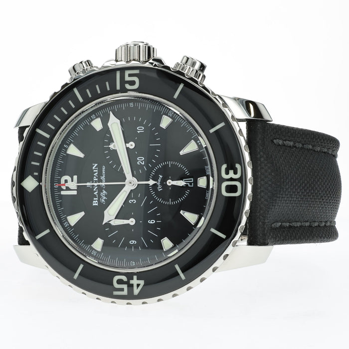 Blancpain Fifty Fathoms Black Dial Chronograph 5085F-1130-52B