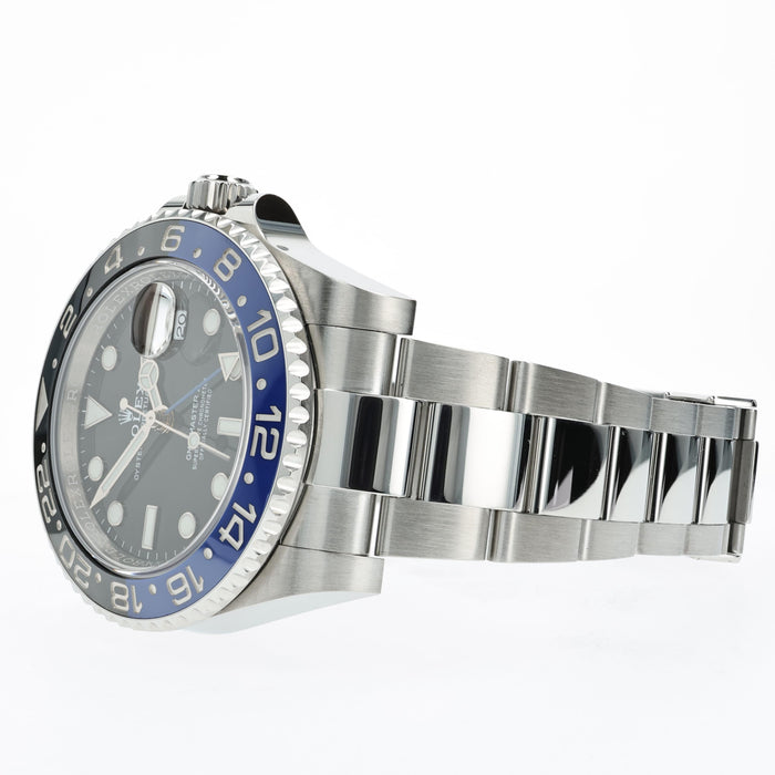 Rolex GMT Master II "Batman" Blue/Black Bezel Stainless Steel 126710BLNR