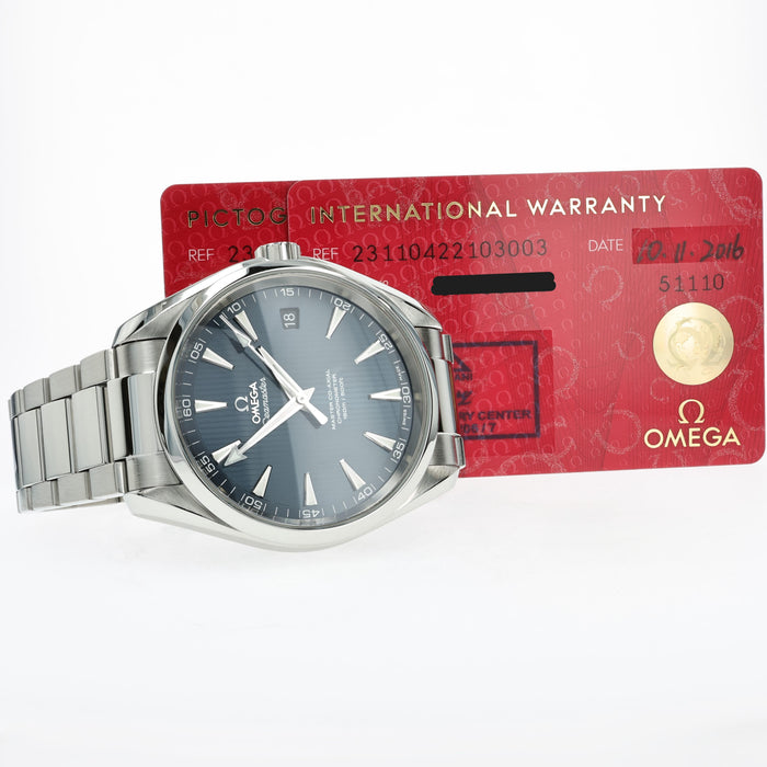 Omega Seamaster Aqua Terra Blue Dial Stainless Steel 231.10.42.21.03.003