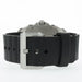 Cartier Santos 100 Silver Dial Rubber Bezel Stainless Steel W20121U2 2656
