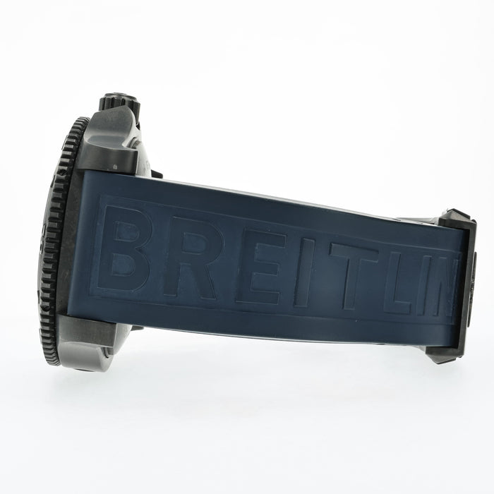Breitling Superocean Automatic 46 Black Steel Blue Dial  M17368