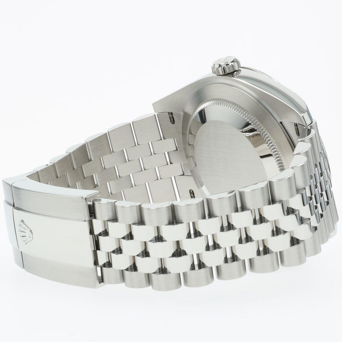 Rolex Datejust 41 Grey Wimbledon Dial Jubilee Bracelet Stainless Steel 126300