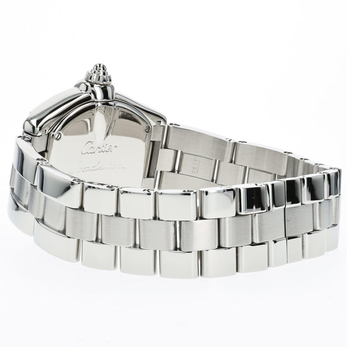 Cartier Roadster Ladies Small Silver Dial Quartz Stainless Steel W62016V3 2675