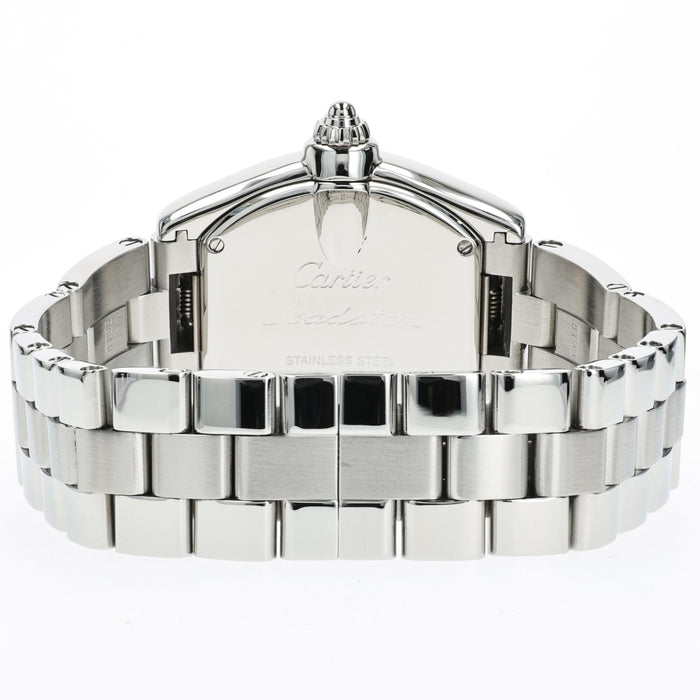 Cartier Roadster Ladies Small Silver Dial Quartz Stainless Steel W62016V3 2675