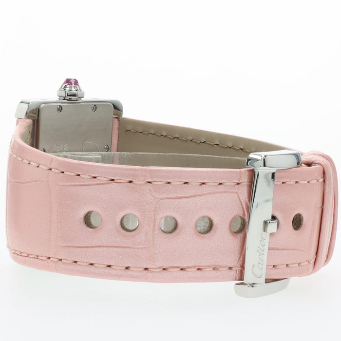 Cartier Tank Divan Pink MOP Stainless Steel W6301455 2599