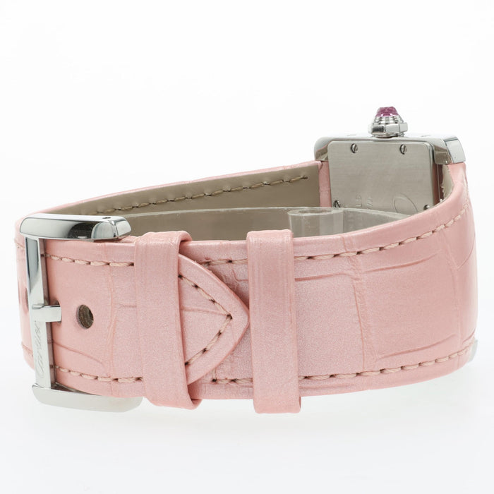 Cartier Tank Divan Pink MOP Stainless Steel W6301455 2599