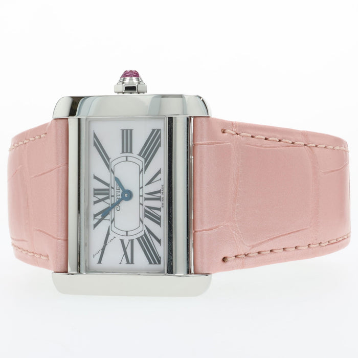 Cartier Tank Divan Pink MOP Stainless Steel W6301455 2599
