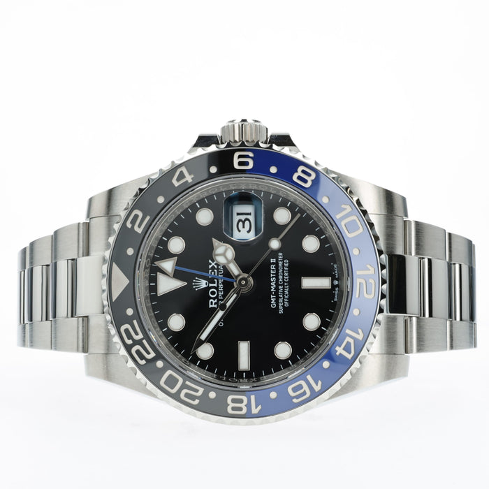 Rolex GMT-Master II Batman Black Dial Blue / Black Bezel 126710BLNR
