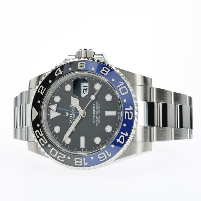 Rolex GMT-Master II Batman Black Dial Blue / Black Bezel 126710BLNR