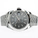 Rolex Datejust 41 Rhodium Stick Dial Stainless Steel Jubilee Smooth Bezel 126300