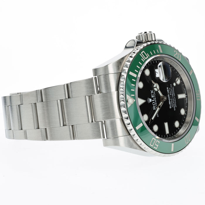 Rolex Submariner Date Black Dial Green Bezel Starbucks Stainless Steel 126610LV