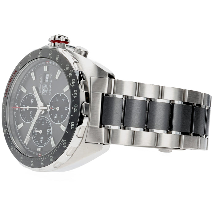 Tag Heuer Formula 1 Chronograph Stainless Steel and Black Ceramic CAZ2012