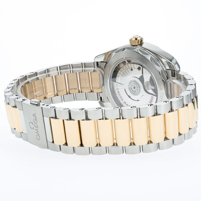 Omega Seamaster Aqua Terra Burgundy Dial 18K & Steel 38MM 220.20.38.20.10.002