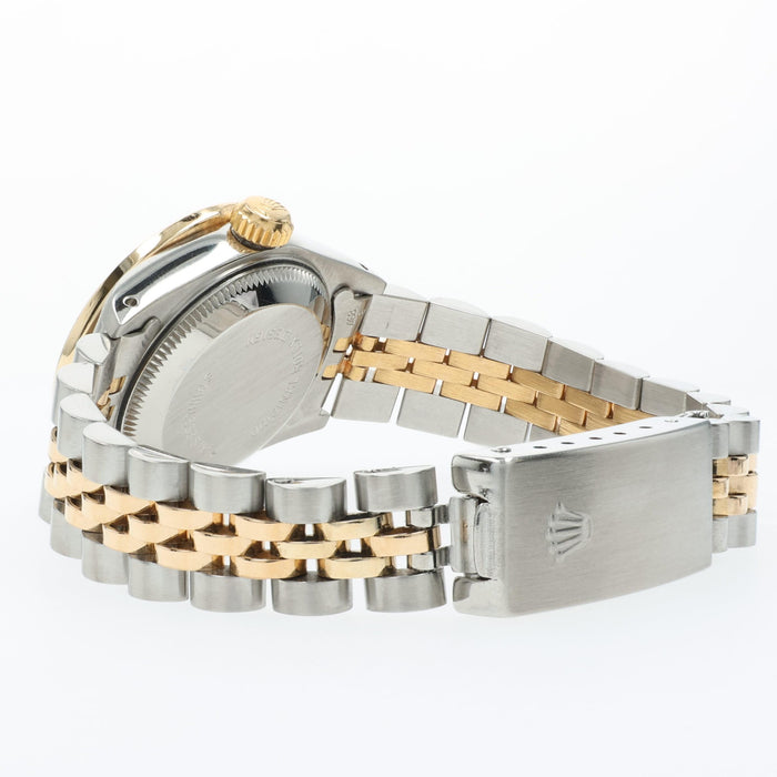 Rolex Datejust 26 Custom Diamond Bezel/Dial 18K Yellow Gold & Steel 69173