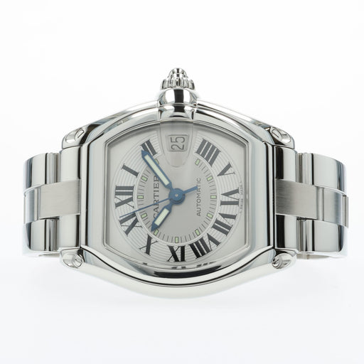 Cartier Roadster Large Silver Dial Stainless Steel W62000V3 2510