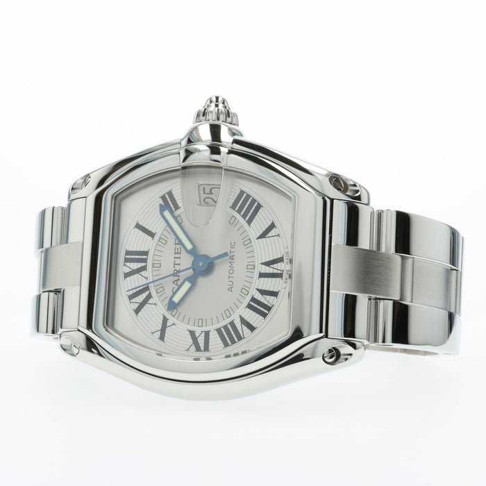 Cartier Roadster Large Silver Dial Stainless Steel W62000V3 2510