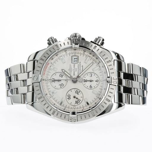 Breitling Chronomat Evolution Silver Dial Stainless Steel 44MM A13356