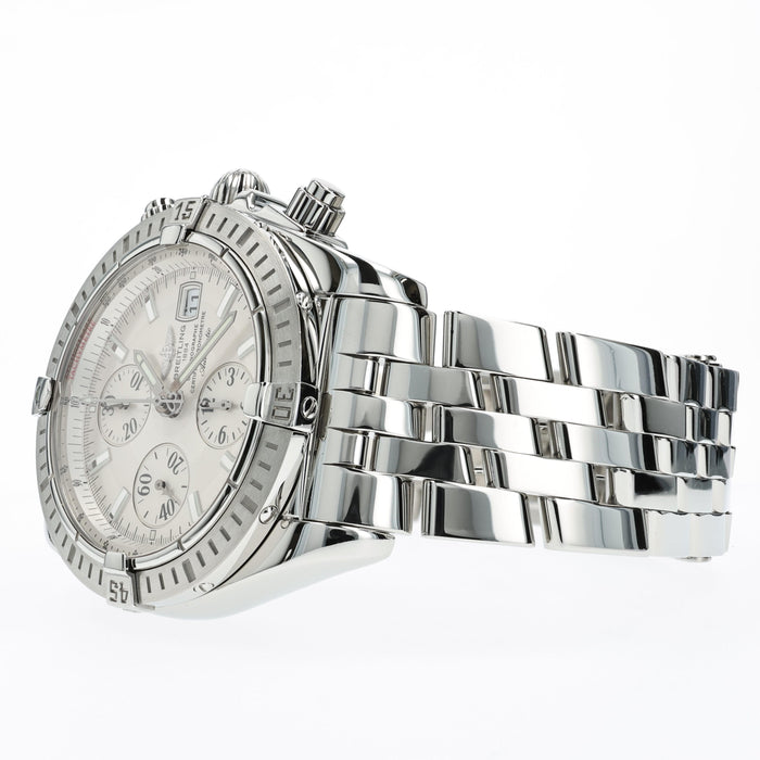 Breitling Chronomat Evolution Silver Dial Stainless Steel 44MM A13356