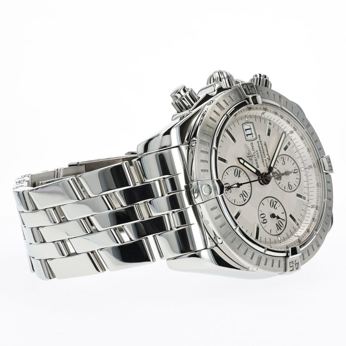 Breitling Chronomat Evolution Silver Dial Stainless Steel 44MM A13356