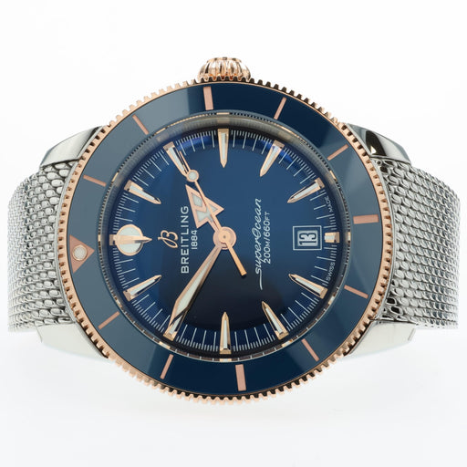 Breitling Superocean Heritage 44 B31 Blue Dial Rose Gold and Steel UB3112