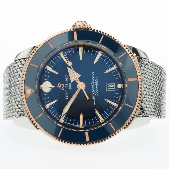 Breitling Superocean Heritage 44 B31 Blue Dial Rose Gold and Steel UB3112