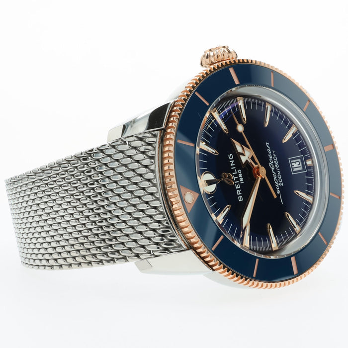Breitling Superocean Heritage 44 B31 Blue Dial Rose Gold and Steel UB3112