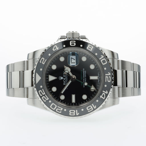Rolex GMT Master II Black Dial Stainless Steel 116710LN