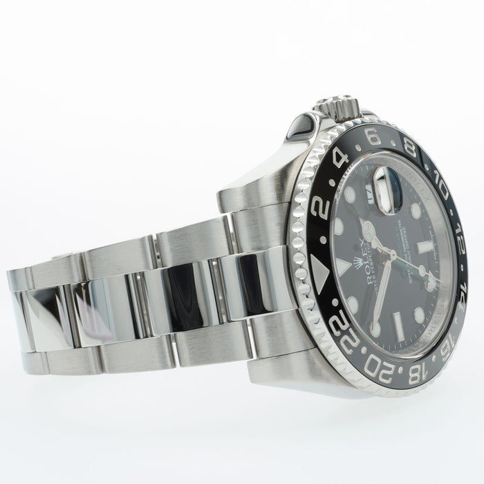 Rolex GMT Master II Black Dial Stainless Steel 116710LN