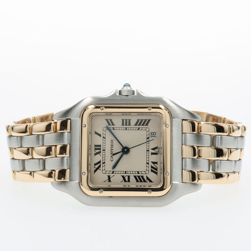 Cartier Panthere 3-Row 18kt Yellow Gold & Stainless Steel 26mm W25028B8